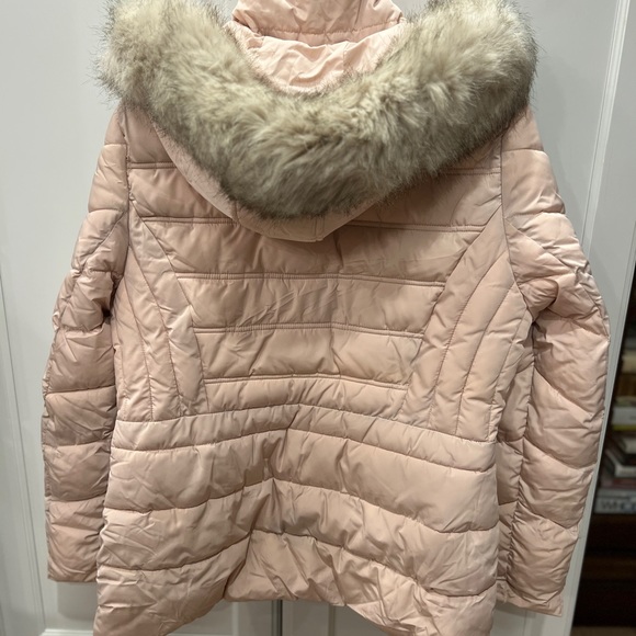 Calvin Klein Performance  women’s fur hood puffer coat Size L - Picture 8 of 8